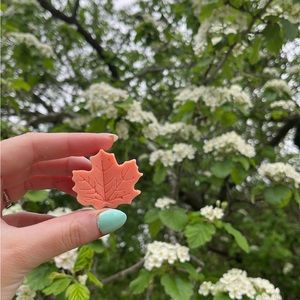 Cinnamon Scented Mini Leaf Soap 🍁